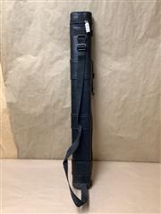 BLACK HAMPTON TWO PIECE POOL CUE CASE